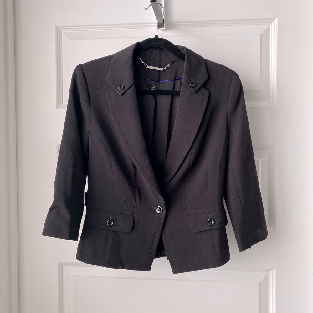 Like New WHBM Black Suit Jacket!